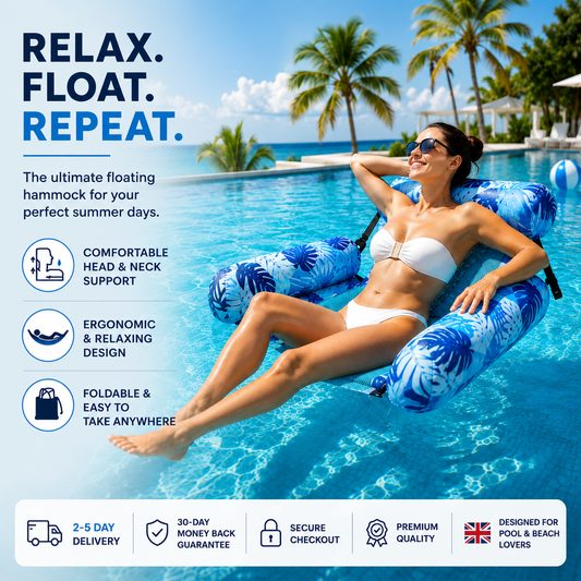 SeaRelax Floating Water Hammock  Pool & Beach Lounger